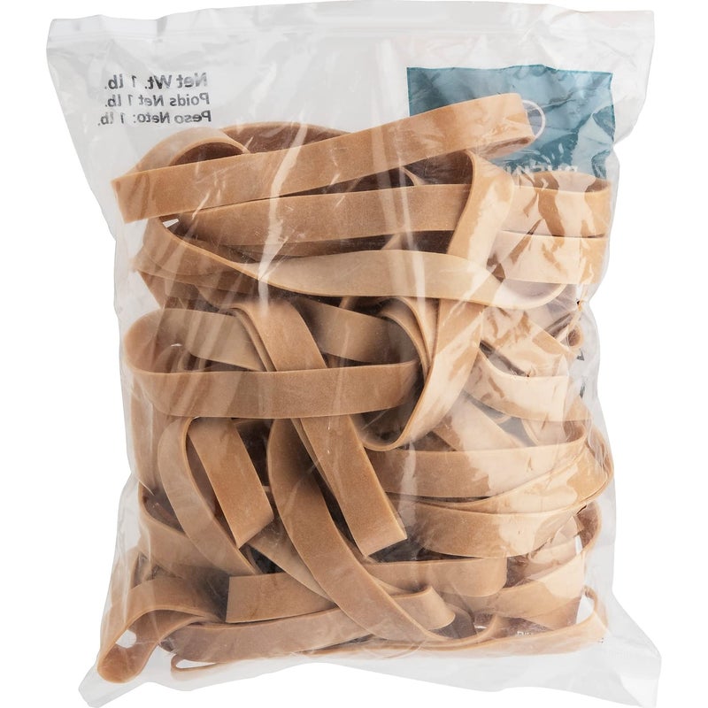Business Source 15727 Rubber Bands,Size 107,1 lb./BG,7-Inch x5/8-Inch ,Natural Crepe - Image 5